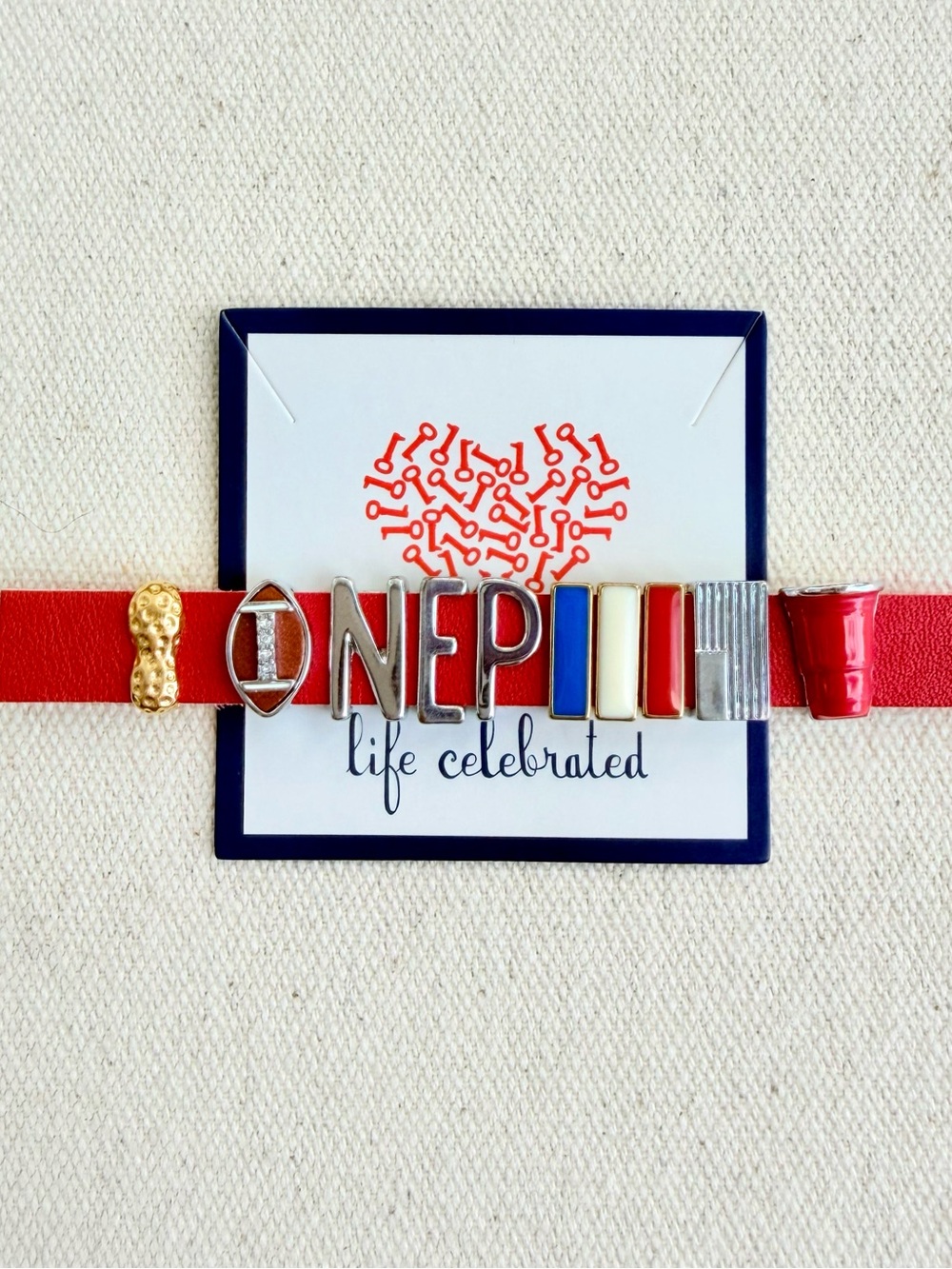 *Charms available in my Closet* KEEP COLLECTIVE Retired~New England Patiots
